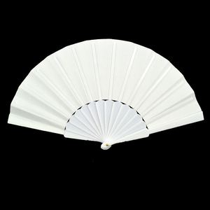 Éventail pliant portable en plastique imprimé, fait main, écologique, motif tropical, style amour, cadeau publicitaire d'affaires pour l'Europe - Product Image 4