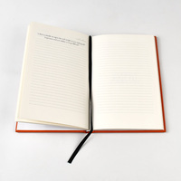 Carnet de notes personnalisé A5 avec logo, couverture rigide en tissu de lin, papier artistique, impression de carnet de planification