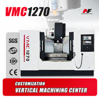Centre d'usinage vertical CNC haute précision VMC1270 BT40 à broche unique avec système de commande GSK et 24 outils, idéal pour la fabrication de moules
