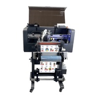 Terbaru 2 In 1 A1 A2 A3 Led Otomatis Flatbed Printer Uv Dtf Printer Film Mesin Cetak Dtf Uv Printer