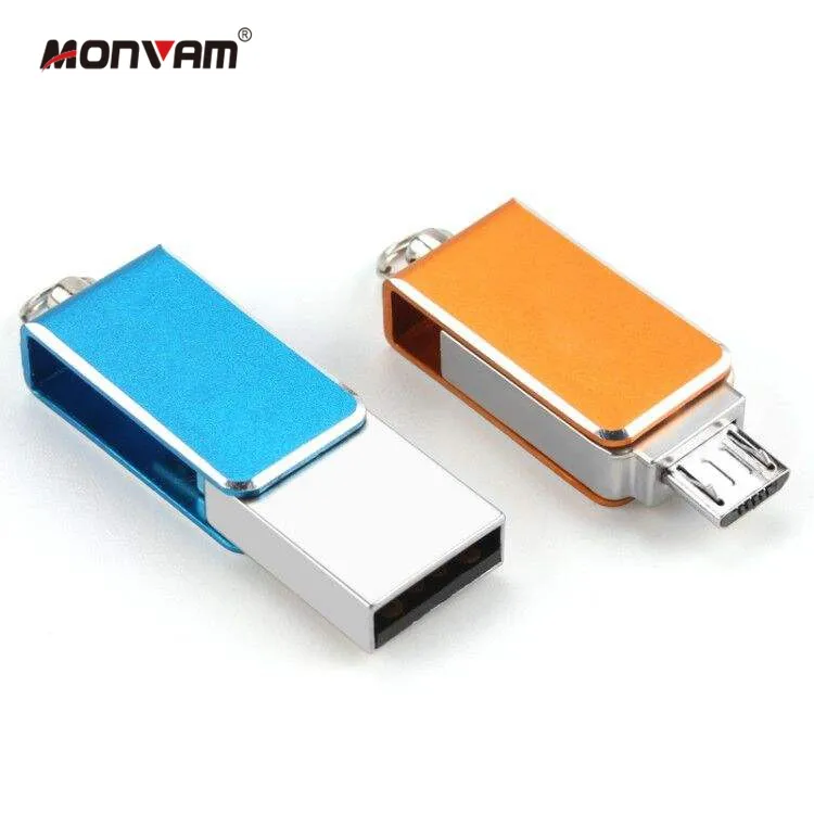 Smart 2 in 1 OTG USB 3.0 mini metal Flash Drive type c 64G Flash memory stick