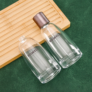 Bottiglia di Profumo in Vetro <span class=keywords><strong>Rosa</strong></span> Chiaro con Tappo a Farfalla 30ml 50ml 100ml Cilindrica Trasparente Nuovo Design - Product Image 3