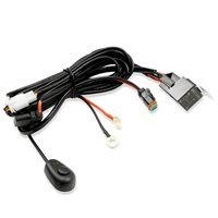 Kit de câblage électronique robuste 12AWG 12V personnalisé avec relais de puissance et fusible à lame pour accessoires de voiture, barres lumineuses LED et pods