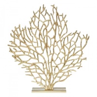 Fabricant de sculptures d'arbre de corail en laiton cuivré personnalisées à vendre