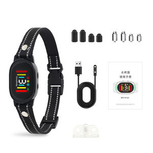 <span class=keywords><strong>Collar</strong></span> de perro recargable por USB, moderno <span class=keywords><strong>collar</strong></span> de descarga eléctrica antiladridos, pantalla LCD, resistente al agua, suave, con luces personalizadas - Product Image 6