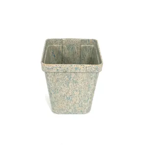 Pioneera Colour Mixture Factory Direct Sales Square Nursery Garden Thicken Flower Pots Biodegradable Plant Pots With Holes