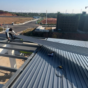 Thiết kế hiện đại kim loại Polyurethane cách điện lợp Panel chống cháy nhôm tấm bánh sandwich với các tính năng stormproof - Product Image 3