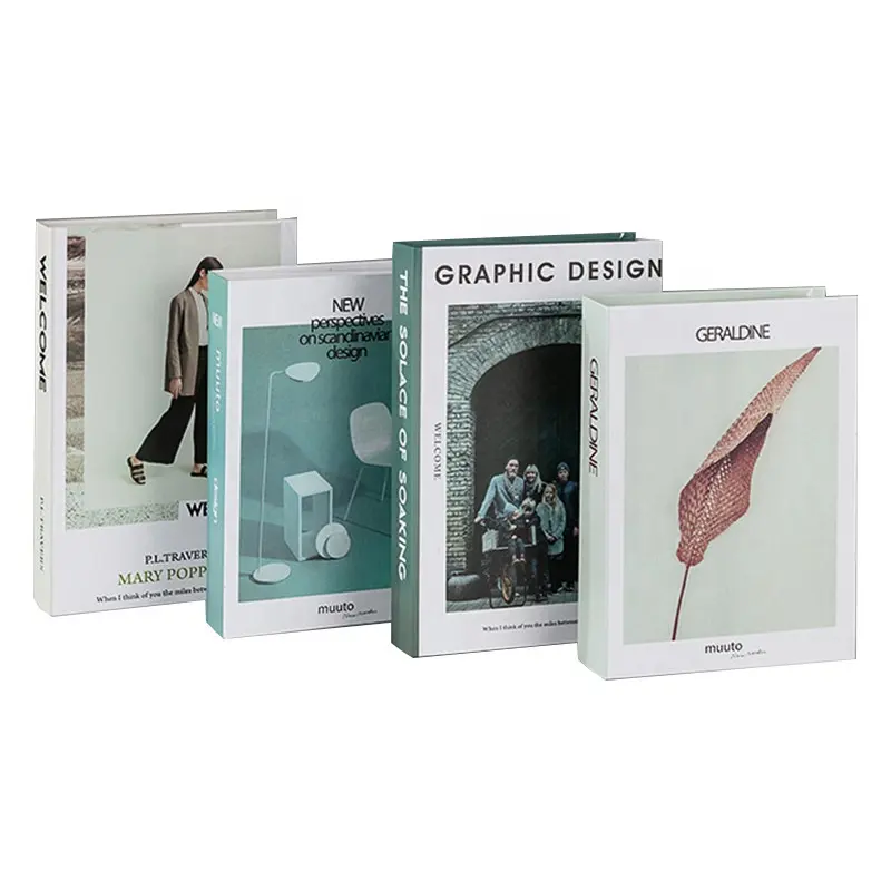 Moderne Decoratie Eenvoudige Nordic Fakes Boek Set Decoratie Model Thuis Decoratieve Simulatie Boeken