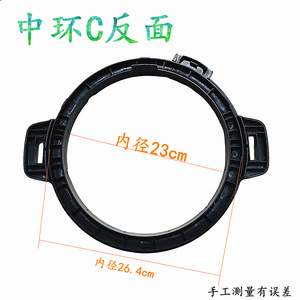 อะไหล่หม้อนึ่งอาหาร วงแหวนพลาสติกด้านในพร้อมหูจับ สีดำ 5L6L สำหรับใช้ในครัวเรือน - Product Image 5
