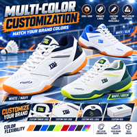 Chaussures de badminton personnalisées OEM pour hommes, baskets d'entraînement en salle à marque privée OEM, vente en gros, chaussures de badminton personnalisées avec logo