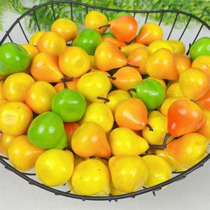 Mini Pera de Espuma, Modelo de Polifoam, Manualidades, Decoraciones de Pera Falsa, Amarillo/Verde/Rojo-Amarillo, para Accesorios de Fotografía y Juguetes - Product Image 3