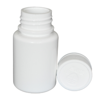 Flacon à pilules HDPE de 30ml certifié GMP-Bouchon à vis d'origine pour capsules de comprimés solides oraux (OEM en vrac)