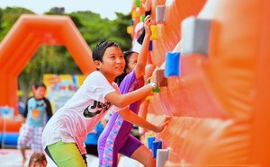 Inflatable climbing wall <span class=keywords><strong>for</strong></span> adult and children through <span class=keywords><strong>the</strong></span> wall - Product Image 6