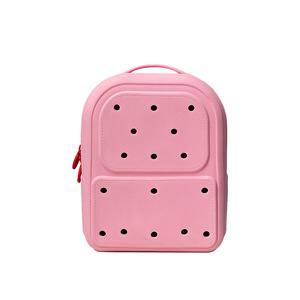 <span class=keywords><strong>Sac</strong></span> à <span class=keywords><strong>dos</strong></span> scolaire imperméable en silicone de taille moyenne (20-36L) avec logo personnalisé, couleurs acidulées et fermeture éclair, pour petites filles - Product Image 6