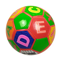 Ballon de football en PVC de taille mini pour enfants, motif lettres, cadeaux promotionnels gratuits pour bébés et enfants