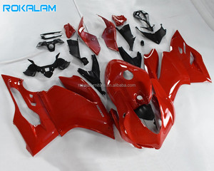 Carénages Rouges Brillants pour Ducati 959 1299 2015 2016 2017 Kit Carrosserie 1299s 15 16 17 Pièces Moto ABS Après-Vente - Product Image 1