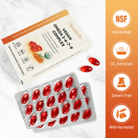 Capsules d'huile de baies d'argousier bio Chinaherbs, complexe Oméga 3-6-7-9, à base de plantes, sans OGM, végétalien, vente en gros, prix d'usine