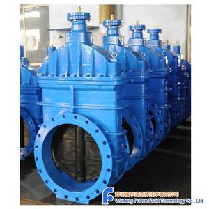 Vanne à opercule assise résiliente avec bride supérieure ISO, utilisée pour l'industrie de l'eau potable, DN600 PN10 F4 EPDM certifiée WRAS & GSK DN600 P - Product Image 1