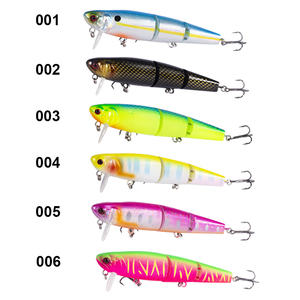 Leurre de pêche à longue portée pour la pêche en surface, avec plusieurs yeux 3D, type minnow - Product Image 1
