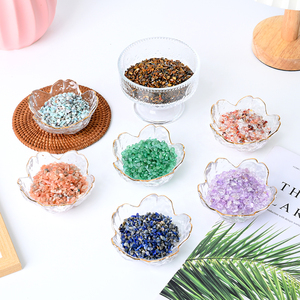 Vente en gros de gravats de pierres précieuses naturelles de haute qualité pour la guérison, 3x5mm, pour la décoration énergétique - Product Image 1