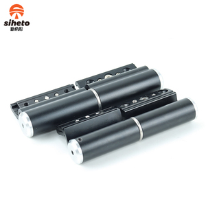 Black Self Closing Aluminium Alloy Wooden Door Concealed Spring Positioning Hydraulic Door <strong>Hinge</strong> - Product Image 3