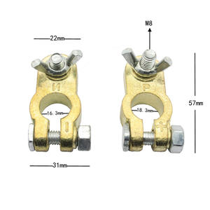 Borne de batterie au plomb automatique positive négative universelle en alliage de cuivre Offre Spéciale pour la Modification de voiture - Product Image 5