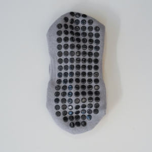 Glacier 2026 <strong>High</strong> Quality Female <strong>Thigh</strong> Socks Gray Custom Pilates Low Top White Socks Anti-slip Yoga Socks - Product Image 3