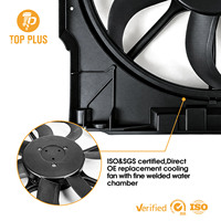 Ventilateur de refroidissement de radiateur sans ailettes pour SUV, référence OE 17428618239 17427634466, pour BMW E70 E71 F15 F16, 400W, ensemble ventilateur de refroidissement de radiateur sans ailettes