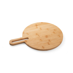 Planche à découper ronde en bambou Yaoying 41x31x1.2cm, portable, pour pizza, fruits, légumes - Product Image 1