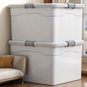 Storage Box Plastic <b>Large</b> Capacity Organizer Rectangle Seal Storage <b>Bin</b> Household Use 10L-20L Eco Friendly - Product Image 2