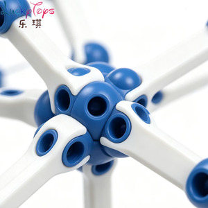 Kit <span class=keywords><strong>de</strong></span> Construction <span class=keywords><strong>de</strong></span> Forts pour Enfants, Jouet Amusant, Bricolage, STEM, Éducatif, Plastique ABS, 122 Pièces, pour Garçons et Filles - Product Image 4