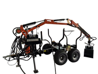 2025 per le industrie forestali Log rimorchio 4.2m per la casa Log rimorchio Loader