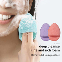 LMLTOP Tampons démaquillants réutilisables éponge de nettoyage exfoliante pour le visage éponge de nettoyage du visage SY770