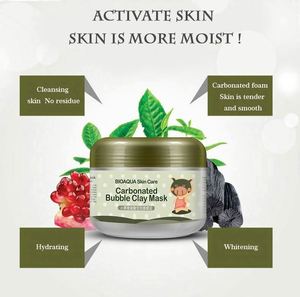 BIOAQUA Soin de la Peau <span class=keywords><strong>Crème</strong></span> Réparatrice Nourrissante <span class=keywords><strong>Visage</strong></span> Masque Facial Moussant à l'Argile Carbonatée Élimine les Points Noirs Blanchissant Hydratant - Product Image 4