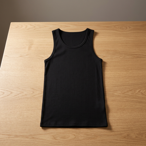 Débardeur Homme en Coton Tricoté Respirant 100% Maille Brillante Effet Musculaire Sans Manches pour Soirées et Boîtes de Nuit - Product Image 3