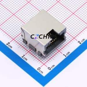 HC-WK88-107H-064-T Ethernet Connector (RJ45 RJ11) SMD Connector RJ45 Jack Horizontal Mount 1 Without LED - Product Image 1