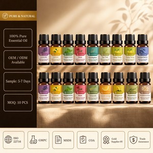 Ensemble d'huiles essentielles 100% pures et naturelles, marque privée OEM, aromathérapie, lavande, menthe poivrée, arbre à thé, diffuseur, massage, spa bio - Product Image 6