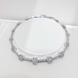 custom plata 925 sterling <b>silver</b> Star Shape Luxury <b>bracelet</b> flower clover simple Rhodium Plated ladies zircon Tennis <b>Bracelets</b> - Product Image 3