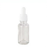 Flacon compte-gouttes en verre dépoli transparent personnalisé avec marquage à chaud pour huiles essentielles – 5ml, 10ml, 15ml, 20ml, 30ml, 50ml, 100ml