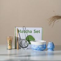 Bol à matcha en céramique japonaise, bol à matcha traditionnel avec bec verseur, thé vert, accessoires de cérémonie traditionnels