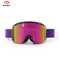 Lunettes de ski OTG personnalisées avec logo OEM, verres magnétiques de luxe pour l'extérieur, photochromiques, pour snowboard,