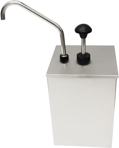 Dispensador de Salsas de Acero Inoxidable, Bomba Comercial de 2L para Condimentos, Estación de Bombeo Individual - Product Image 5