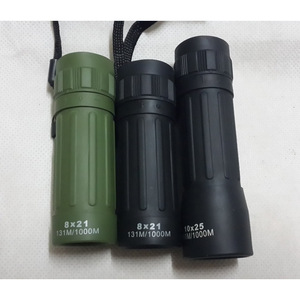 กล้องส่องทางไกลแบบพกพาขนาดกะทัดรัด 10x25 สีดำ กล้องโทรทรรศน์แบบตาเดียว 8x21 สำหรับใช้งานกลางแจ้ง - Product Image 2