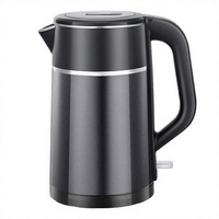 Bouilloire Électrique Sans Fil en Acier Inoxydable Personnalisée 1.6-2.0L 1800W avec Arrêt Automatique et Contrôle de Température pour Hôtels et Usage Domestique