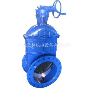 Vanne à boisseau souple à siège résilient Z41X-16Q, tige montante, vanne à boisseau à bride pour le contrôle de l'eau, du pétrole et du gaz, manuelle, série RRHX-16Q - Product Image 1