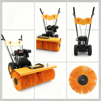 Souffleuse à neige à essence 6,5 CV la plus vendue avec moteur pour les allées de parkings, les zones communautaires et les routes d'usines - Balayeuse de nettoyage de neige
