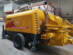 Pompes à béton montées sur remorque Xuzhou XCM G HBT5008V Schwing, fabriquées en Chine, moteur de haute qualité, prix compétitif à la vente - Product Image 4