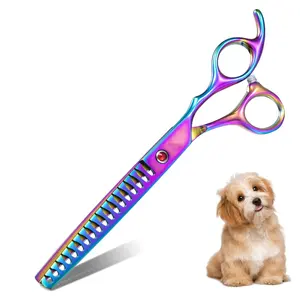 professional grooming scissors rainbow Sharp Sturdy Grooming Shears for dogs