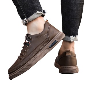 Chaussures décontractées tendance pour hommes 2025 – Nouveauté explosive – Baskets d'affaires en PU artificiel – Été – Imperméables – Bande élastique – Bout souple en caoutchouc - Product Image 5