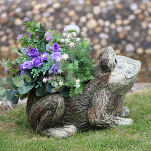 Modernes Kunstholz Großer Ton Vogel Pflanzer Lustige Niedliche Tier Indoor Garten töpfe Bonsai Design Form <span class=keywords><strong>Moderne</strong></span> Hochzeit Raum dekoration - Product Image 6